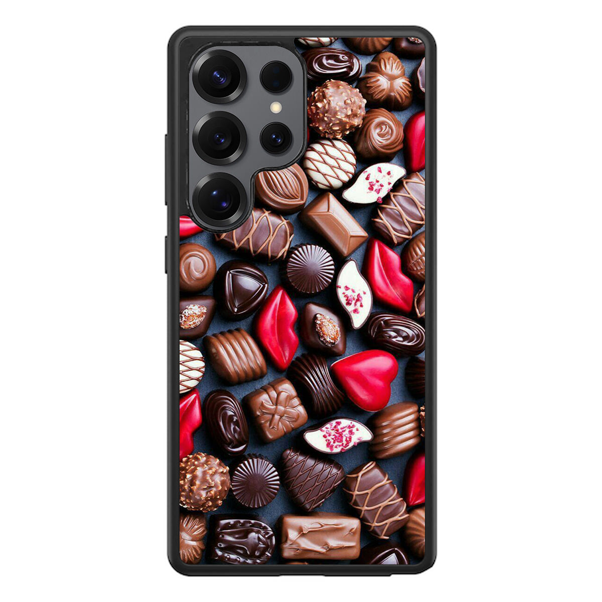 I Love Choco Pattern Samsung Galaxy S25 Ultra Case