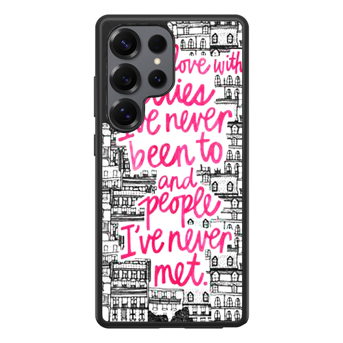 John Green Quotes I'm in Love With Cities Samsung Galaxy S25 Ultra Case