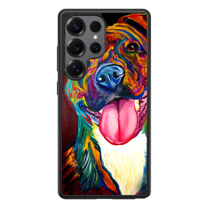 Pitbull Painting Art Samsung Galaxy S25 Ultra Case