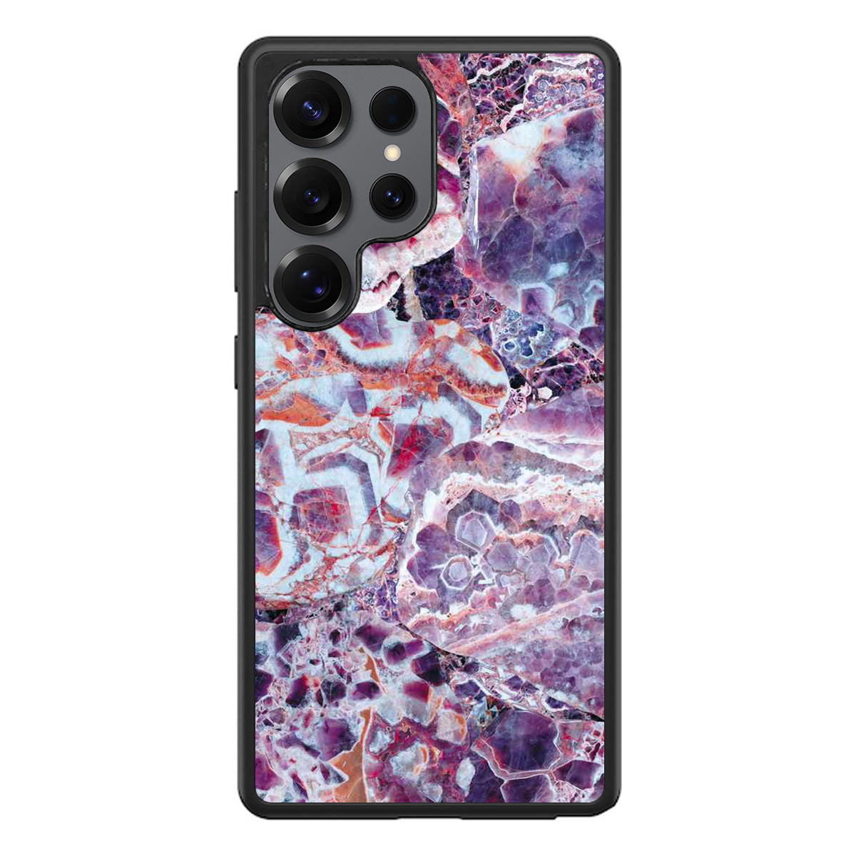 Purple Marble Samsung Galaxy S25 Ultra Case