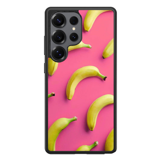 Real Bananas Fruit Pattern Samsung Galaxy S25 Ultra Case