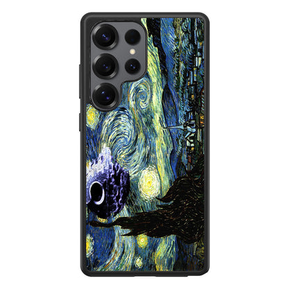 Skellington on a Starry Night Samsung Galaxy S25 Ultra Case