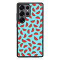 Watermelon Fruit Pattern Blue Samsung Galaxy S25 Ultra Case