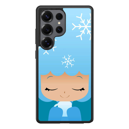 Winter Afro Girl Samsung Galaxy S25 Ultra Case