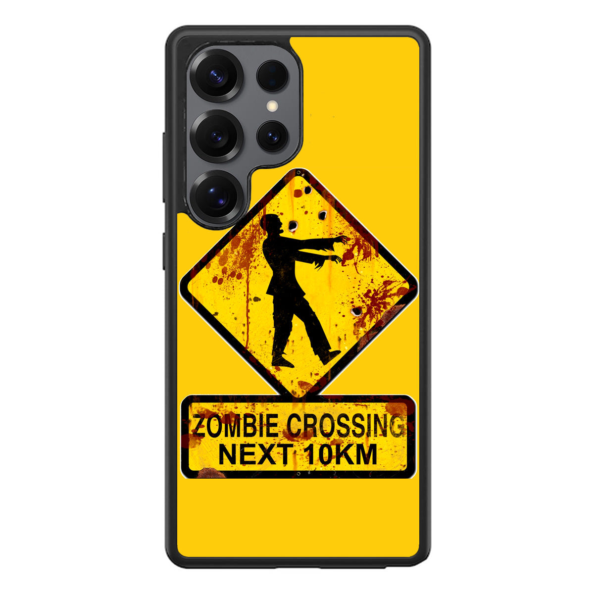 Zombie Crossing Sign Samsung Galaxy S25 Ultra Case