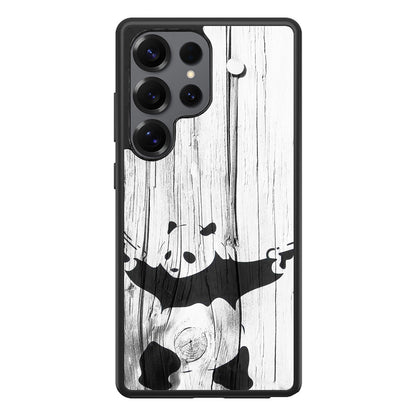 Banksy Graffiti Panda Samsung Galaxy S25 Ultra Case