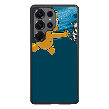 Bart Swimming For Money Samsung Galaxy S25 Ultra Case