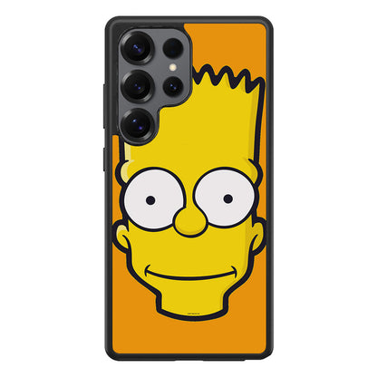 Bart Yellow Face Samsung Galaxy S25 Ultra Case