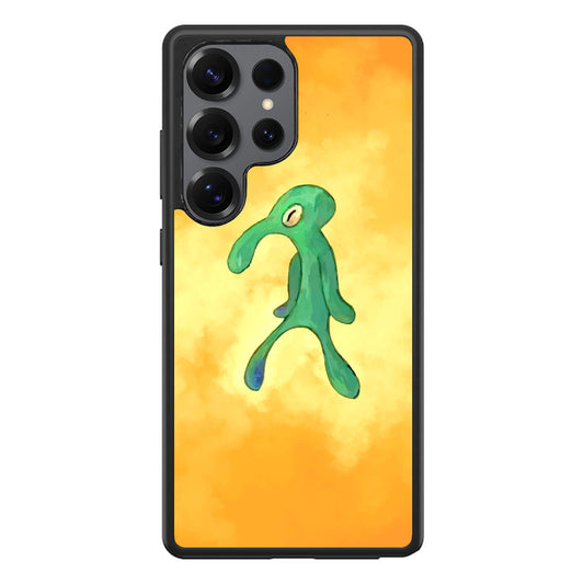 Bold and Brash Squidward Painting Samsung Galaxy S25 Ultra Case