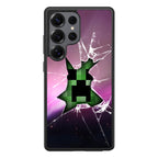 Creeper Glass Broken Violet Samsung Galaxy S25 Ultra Case