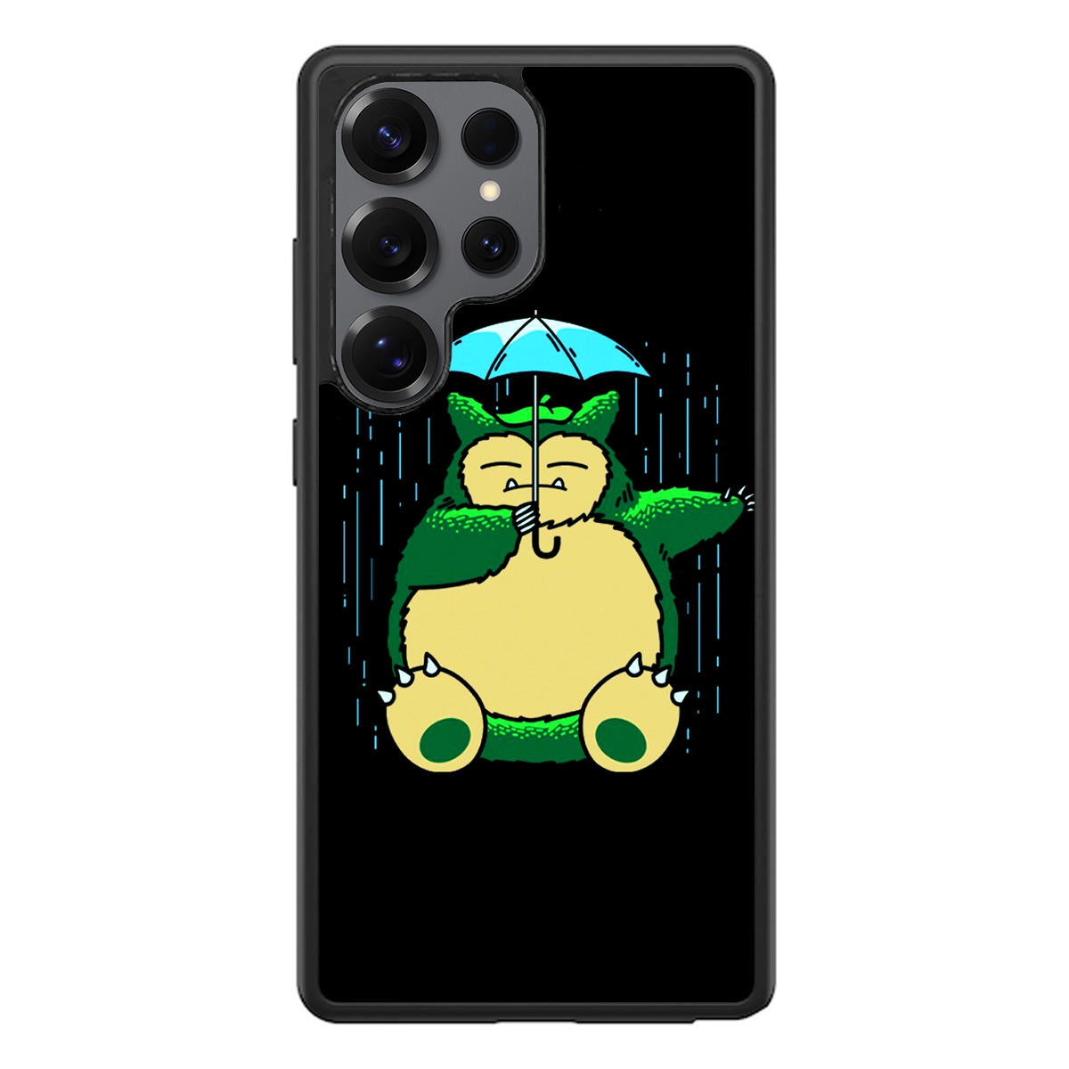 Cute Snorlax Umbrella Samsung Galaxy S25 Ultra Case