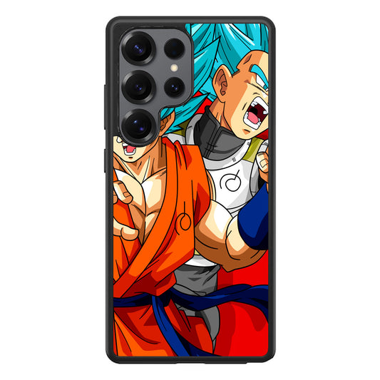 Dragon Ball Super SSGSS Goku And Vegeta Samsung Galaxy S25 Ultra Case