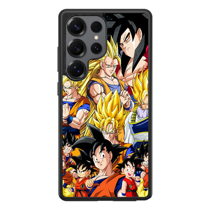 Dragon Ball Z Son Goku Transformation Samsung Galaxy S25 Ultra Case