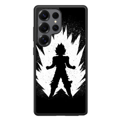 Goku Super Saiyan Black White Samsung Galaxy S25 Ultra Case