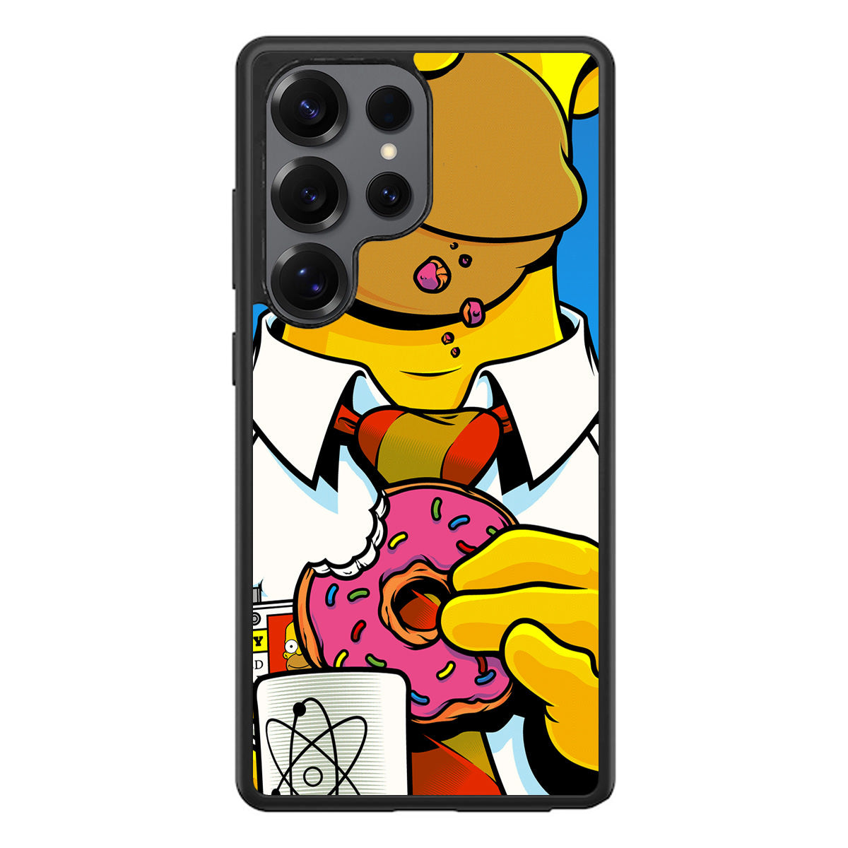 Homer Eats Donut Samsung Galaxy S25 Ultra Case