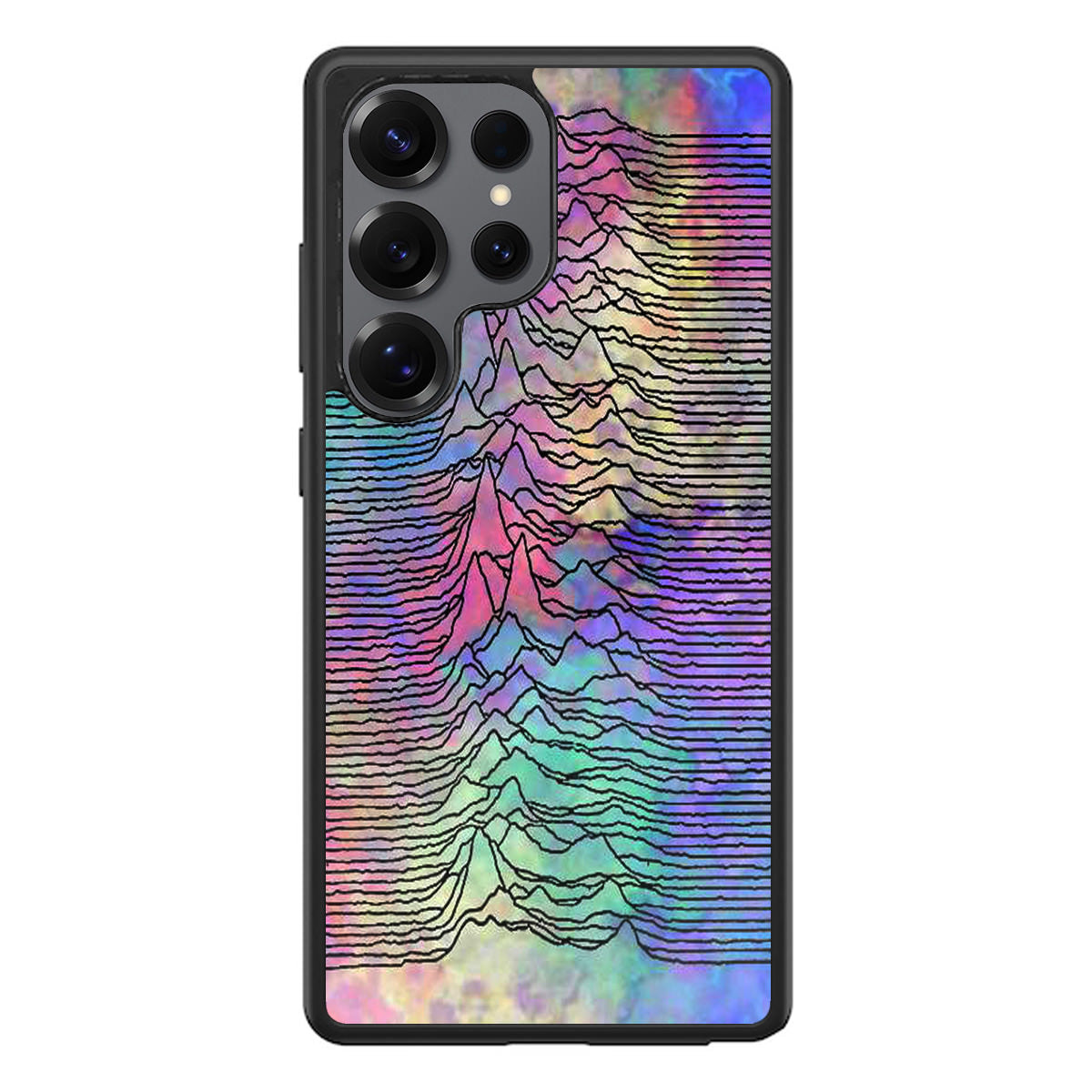 Joy Division Unknown Pleasures Colorful Samsung Galaxy S25 Ultra Case