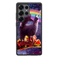 LLama And Sloth On Space Samsung Galaxy S25 Ultra Case