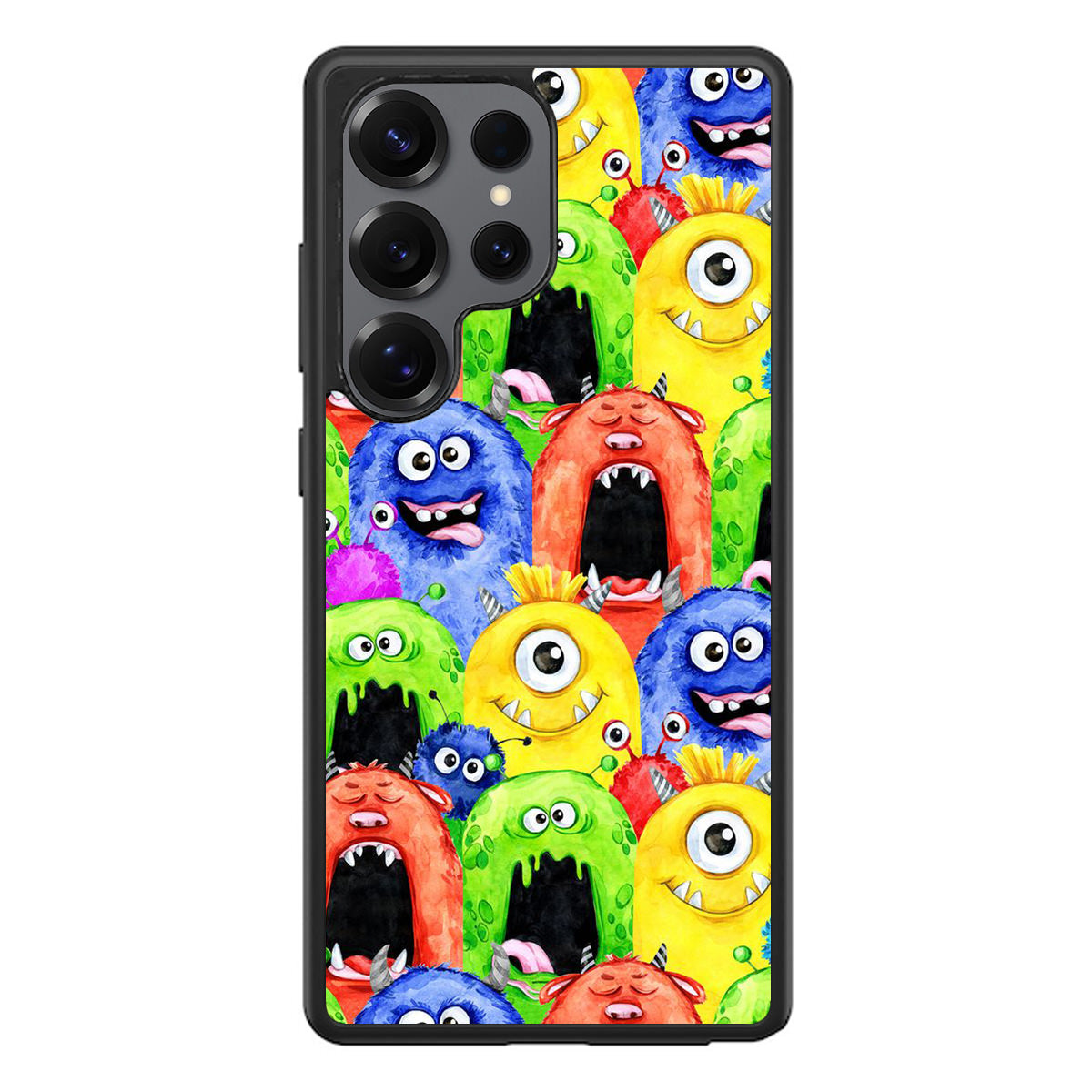 Monster Watercolor Art Samsung Galaxy S25 Ultra Case