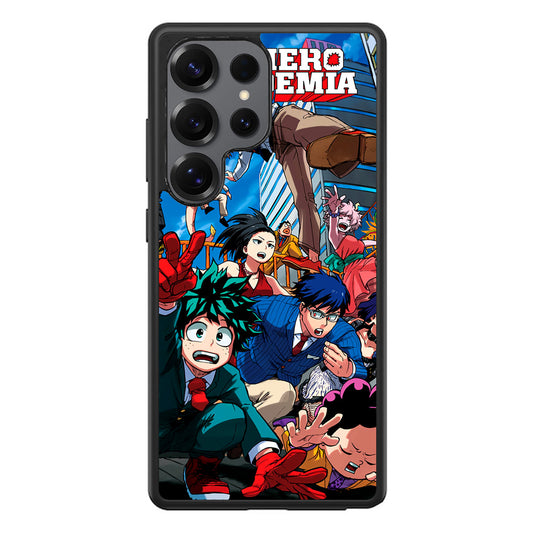 My Hero Academia Poster Samsung Galaxy S25 Ultra Case