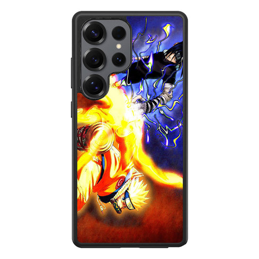 Naruto Vs Sasuke Samsung Galaxy S25 Ultra Case