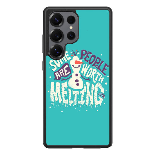 Olaf Frozen Is Melting Samsung Galaxy S25 Ultra Case