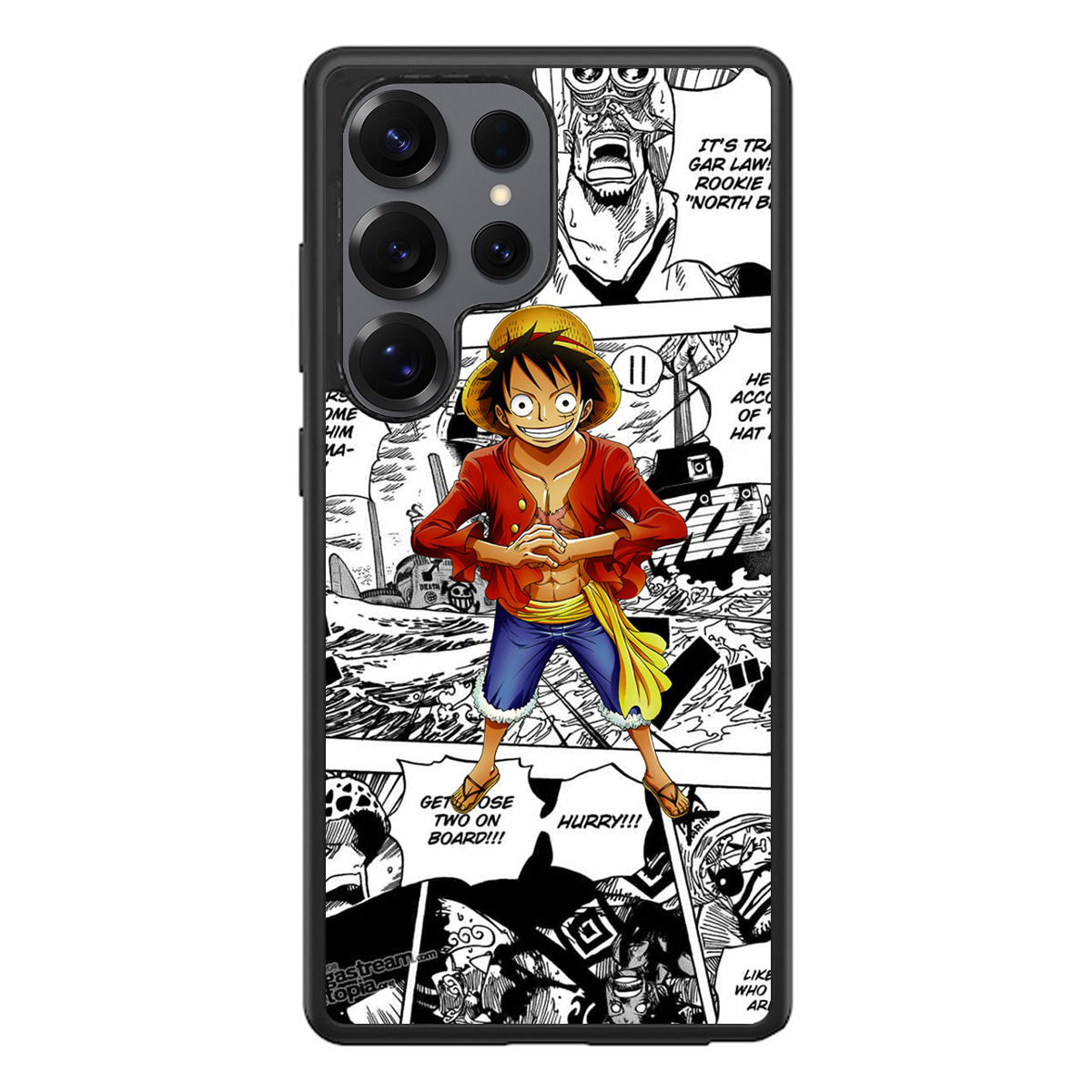 One Piece Luffy Comics Samsung Galaxy S25 Ultra Case