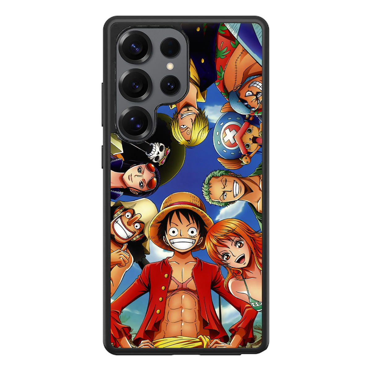 One Piece Luffy Crew Samsung Galaxy S25 Ultra Case