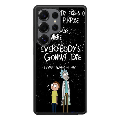 Rick And Morty Quotes Samsung Galaxy S25 Ultra Case