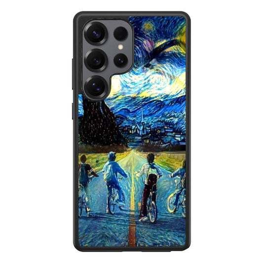 Stranger At Starry Night Samsung Galaxy S25 Ultra Case