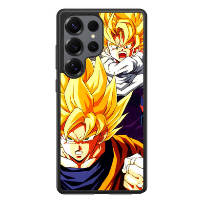 Super Saiyan Goku And Gohan Samsung Galaxy S25 Ultra Case