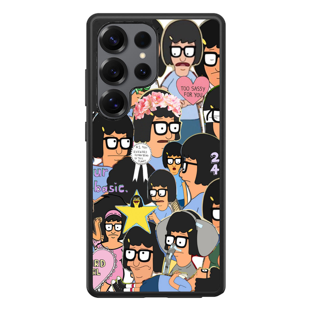 Tina Belcher Collage Samsung Galaxy S25 Ultra Case