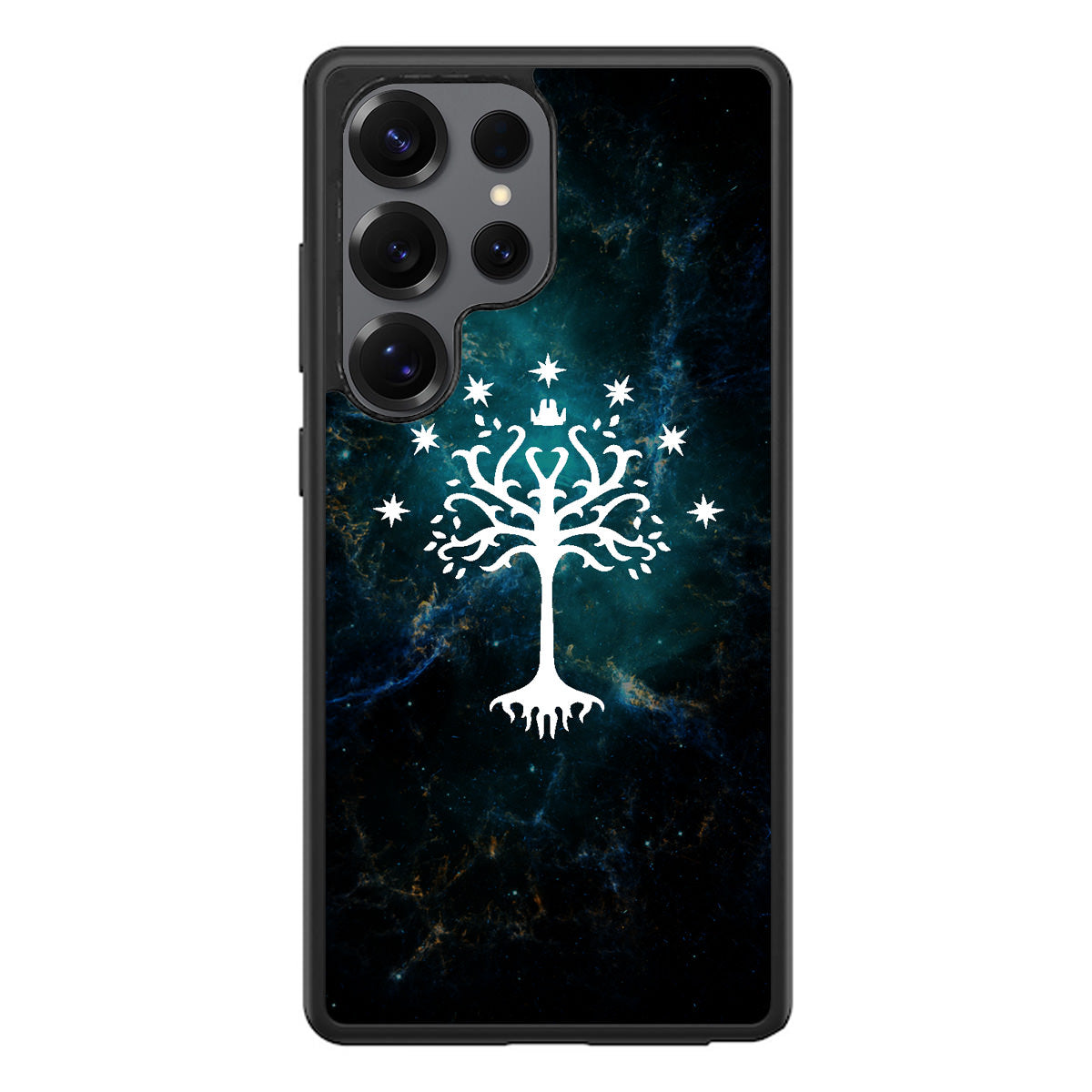 White Tree Of Gondor In Space Nebula Samsung Galaxy S25 Ultra Case