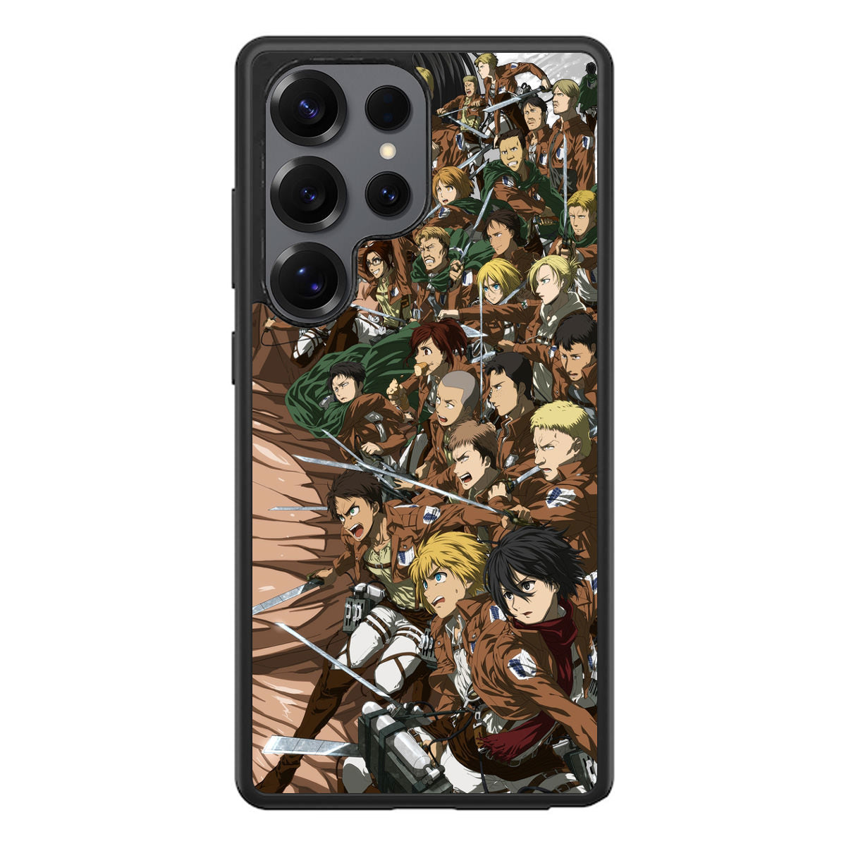 All Characters Attack On Titan First Season Samsung Galaxy S25 Ultra Case