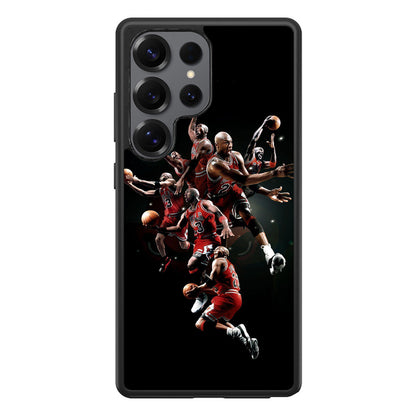 Michael Jordan Best Moment Samsung Galaxy S25 Ultra Case