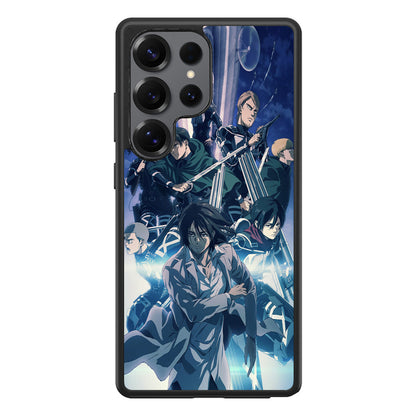 Poster Attack on Titan Final Season Samsung Galaxy S25 Ultra Case