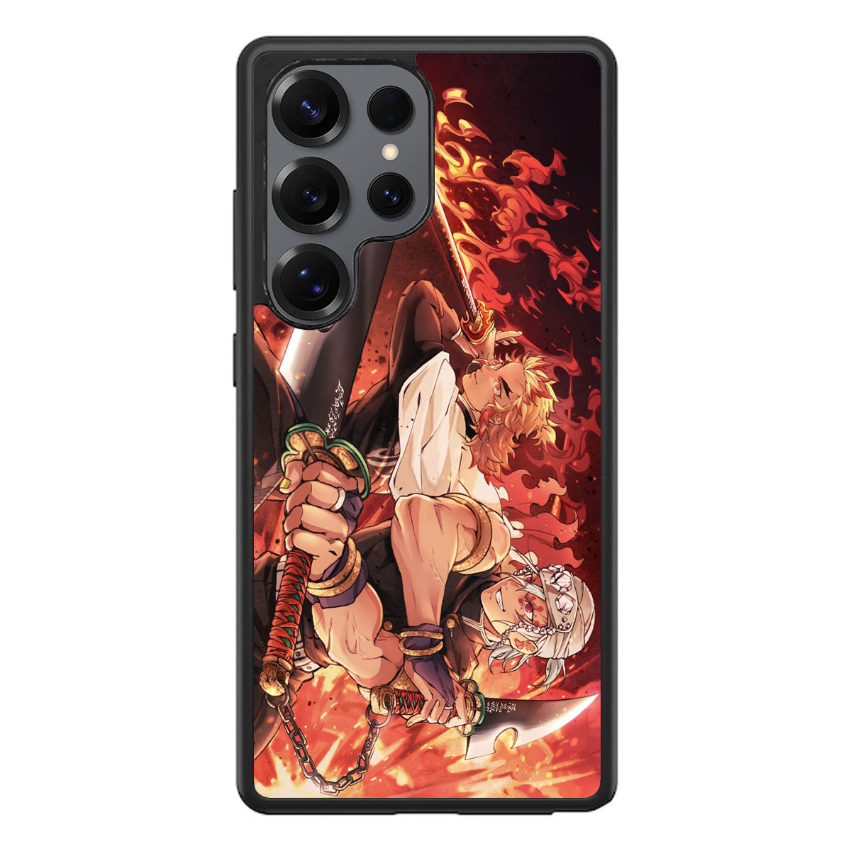 Rengoku And Tengen Uzui Demon Slayer Samsung Galaxy S25 Ultra Case