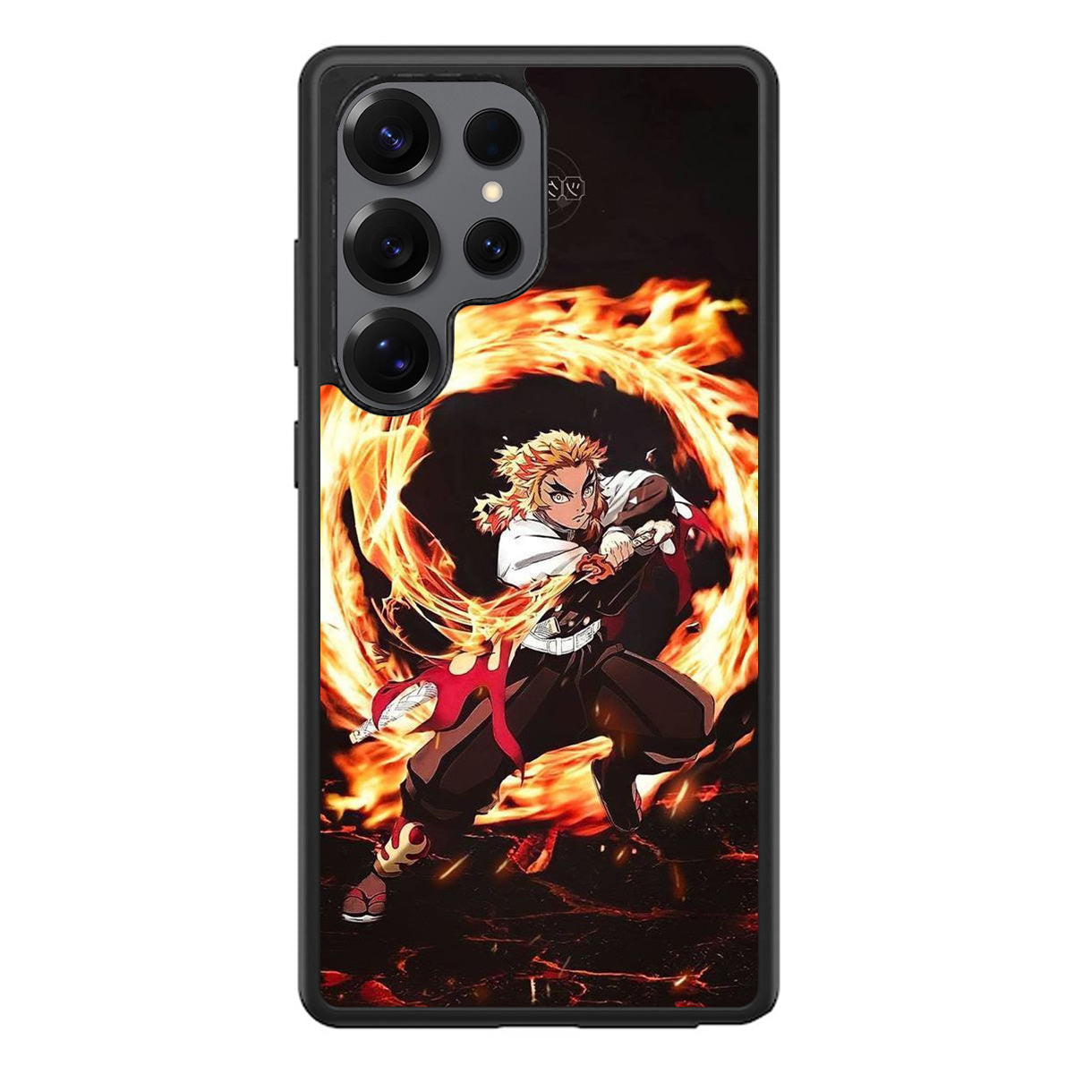 Rengoku Flame Breath Style Samsung Galaxy S25 Ultra Case