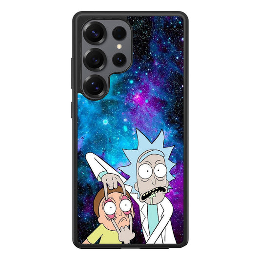 Rick And Morty Open Your Eyes Samsung Galaxy S25 Ultra Case