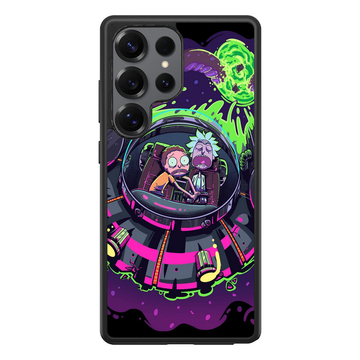 Rick And Morty Spaceship Samsung Galaxy S25 Ultra Case