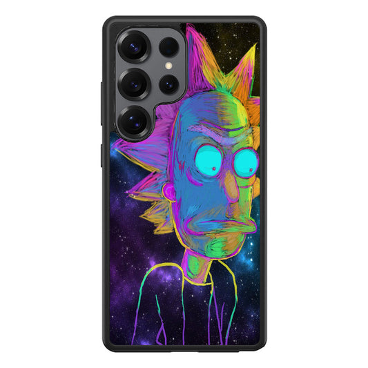 Rick Colorful Crayon Space Samsung Galaxy S25 Ultra Case