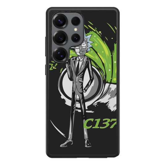 Rick Sanchez Agent C137 Samsung Galaxy S25 Ultra Case