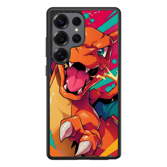 Blazing Fury Charizard Samsung Galaxy S25 Ultra Case