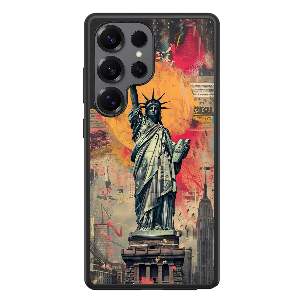 Canvas Art Statue of Liberty Samsung Galaxy S25 Ultra Case