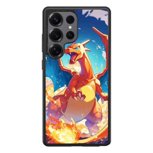 Charizard Crimson Storm Samsung Galaxy S25 Ultra Case
