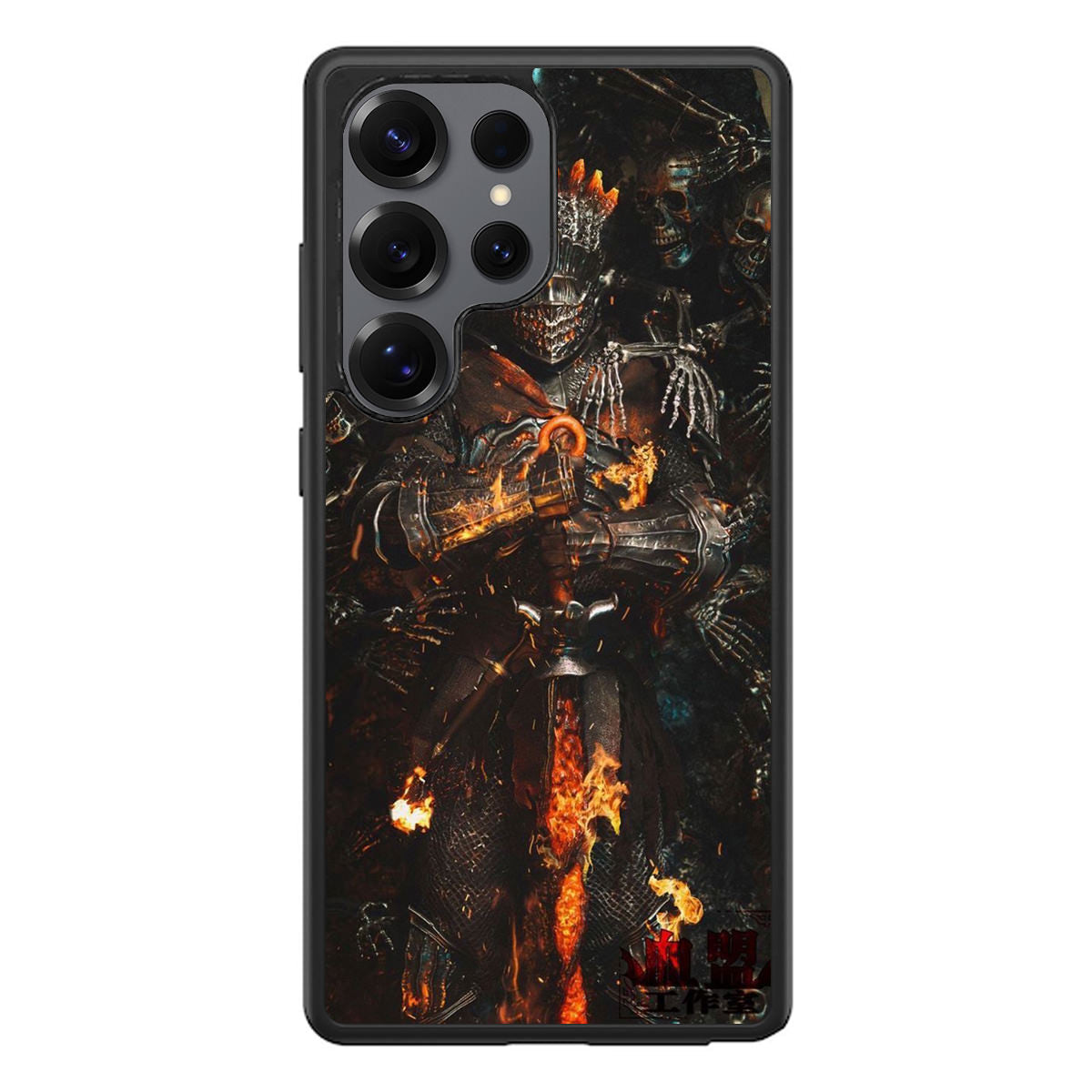 Ember King Warden Cursed Flame Samsung Galaxy S25 Ultra Case