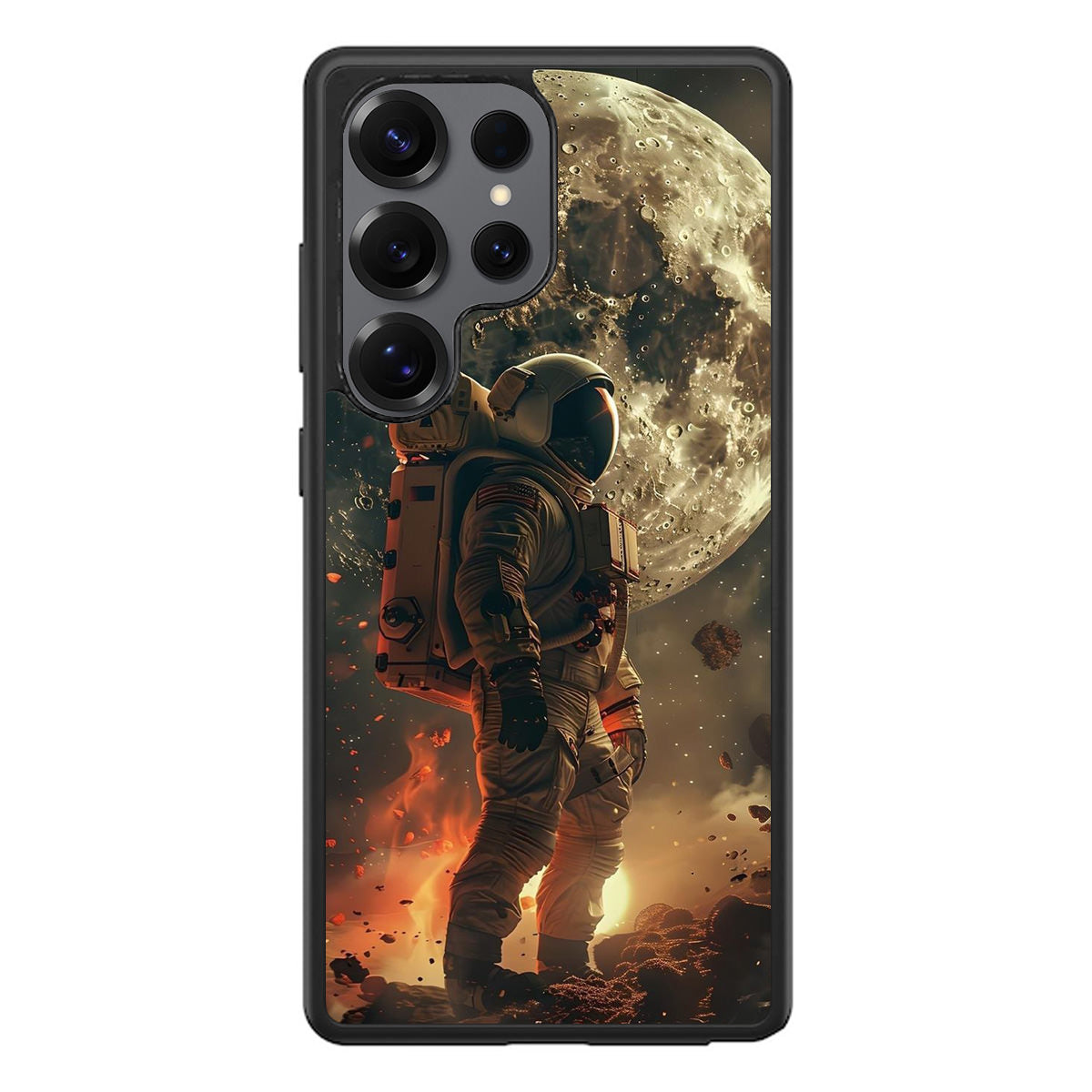 Lunar Sentinel Guardian of the Void Samsung Galaxy S25 Ultra Case
