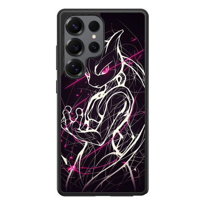 Mewtwo Cosmic Energy Samsung Galaxy S25 Ultra Case