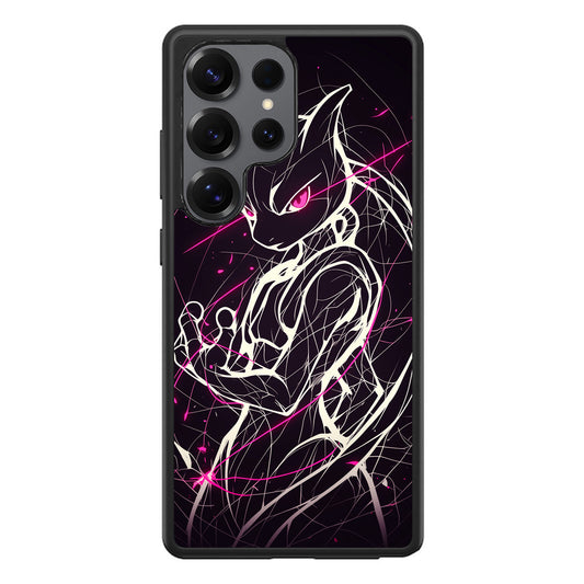Mewtwo Cosmic Energy Samsung Galaxy S25 Ultra Case