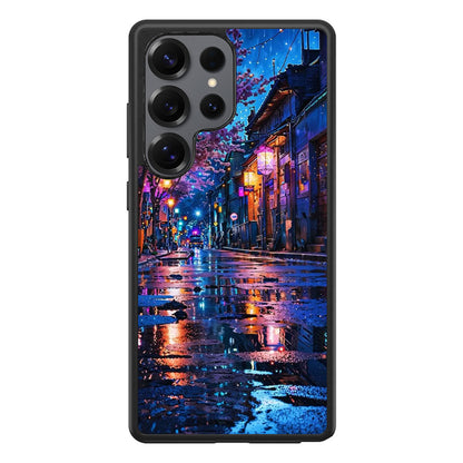 Midnight Sakura Glow Samsung Galaxy S25 Ultra Case