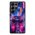Neon Midnight Drift Tokyo Rain Samsung Galaxy S25 Ultra Case